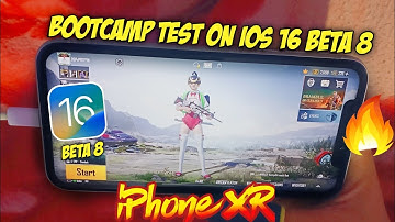 🔥iPhone XR Bootcamp Test on iOS 16 beta 8 😍Best beta Update!
