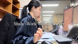 같이 야근할 사람?🥹ㅣ변호사랑 같이 일해요 /같이 공부해요ㅣWork, Study With MeㅣReal Sound