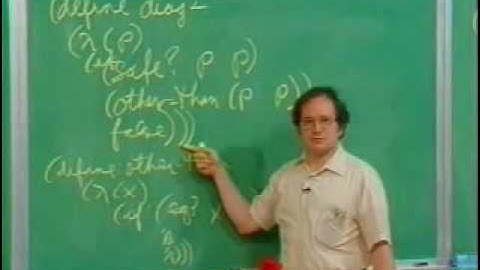 Lecture 10B | MIT 6.001 Structure and Interpretation, 1986
