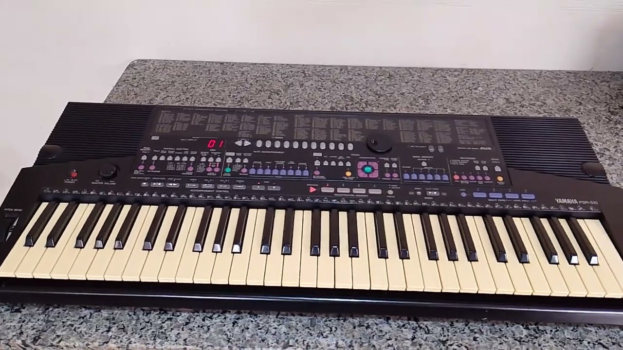 Review teclado Yamaha PSR 510 - YouTube