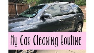 Today i'm sharing how i clean my car. have 3 kids so car gets messy
really quickly. it on a weekly basis as much can. the outside 1...