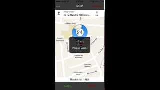 Roadyo Driver - Login and booking accept flow screenshot 2