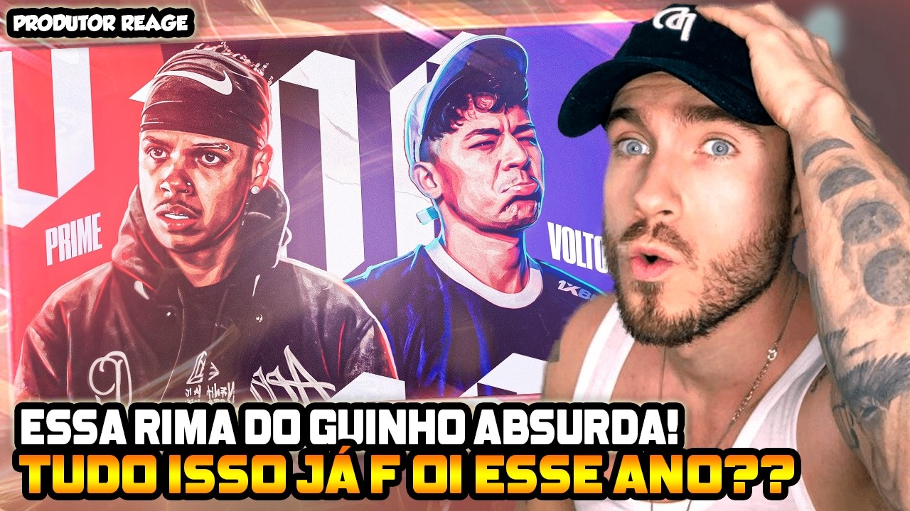 (ESSA DO GUINHO ABSURDA!) PRODUTOR REAGE 100 RIMAS INACREDITÁVEIS! ☠️(REACT)