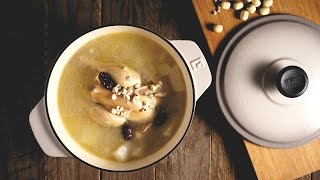Full 【鑄鐵鍋煲湯🍲】天冷補身!薏仁蓮子山藥雞湯 (Chicken Soup with Barley, Lotus Seed, and Chinese Yam) Guide