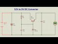 12V to 9V DC Converter | Zener Diode Voltage Regulator Circuit Simulation in Proteus