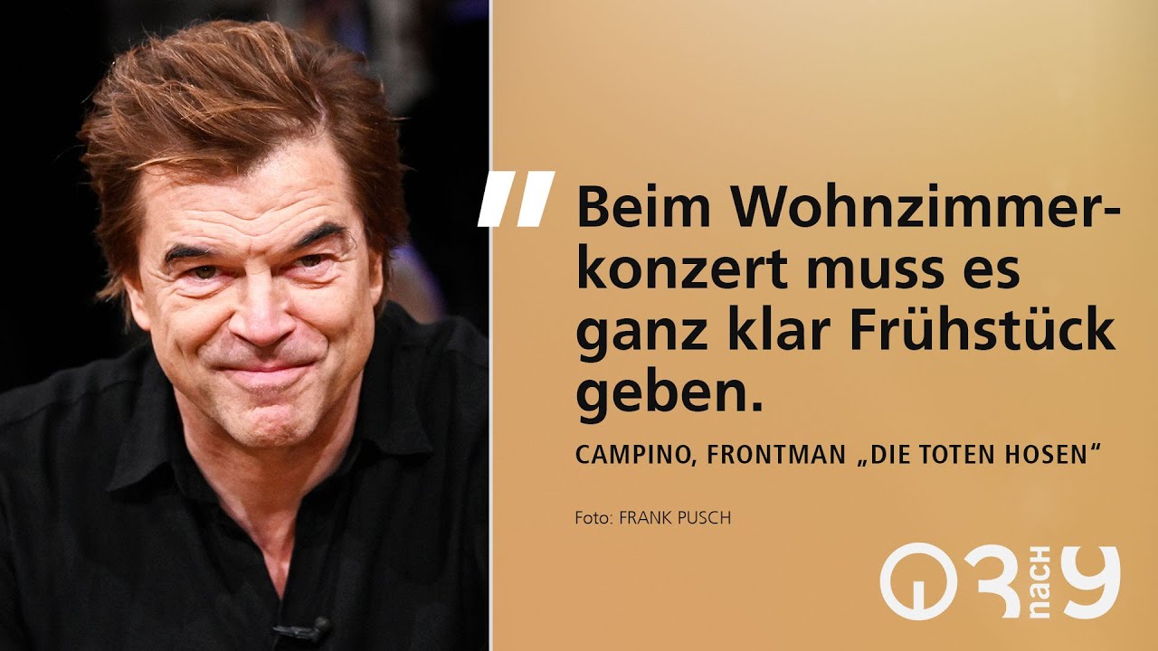 Campino über Aquagymnastik und Intervallfasten statt Sex, Drugs & Rock’n‘Roll // 3nach9