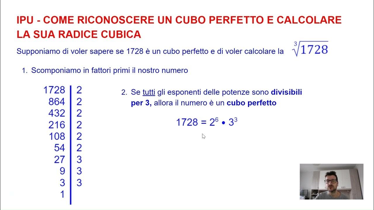 Cubi Perfetti Da 1 A 10000 La radice cubica di un cubo perfetto - YouTube