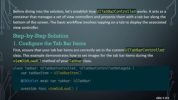 How to Dynamically Change UITabBar Images and Actions from Embedded ViewController in iOS