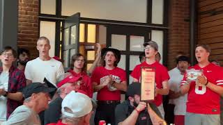 The Ohio State University Men's Glee Club Performs at OSU vs OU Pre-Game by Fisher Tailgate Sept '25