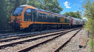 7X Locomotives at Croft Sidings 