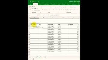 Mẹo đánh số thứ tự tự động cập nhật khi xóa, thêm dòng bằng hàm ROW #excel #exceltips