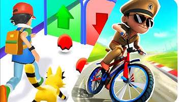 Pikachu Run VS Neck Ring Game Run All Levels Gameplay Android,ios  BEST GAME FOR 2023