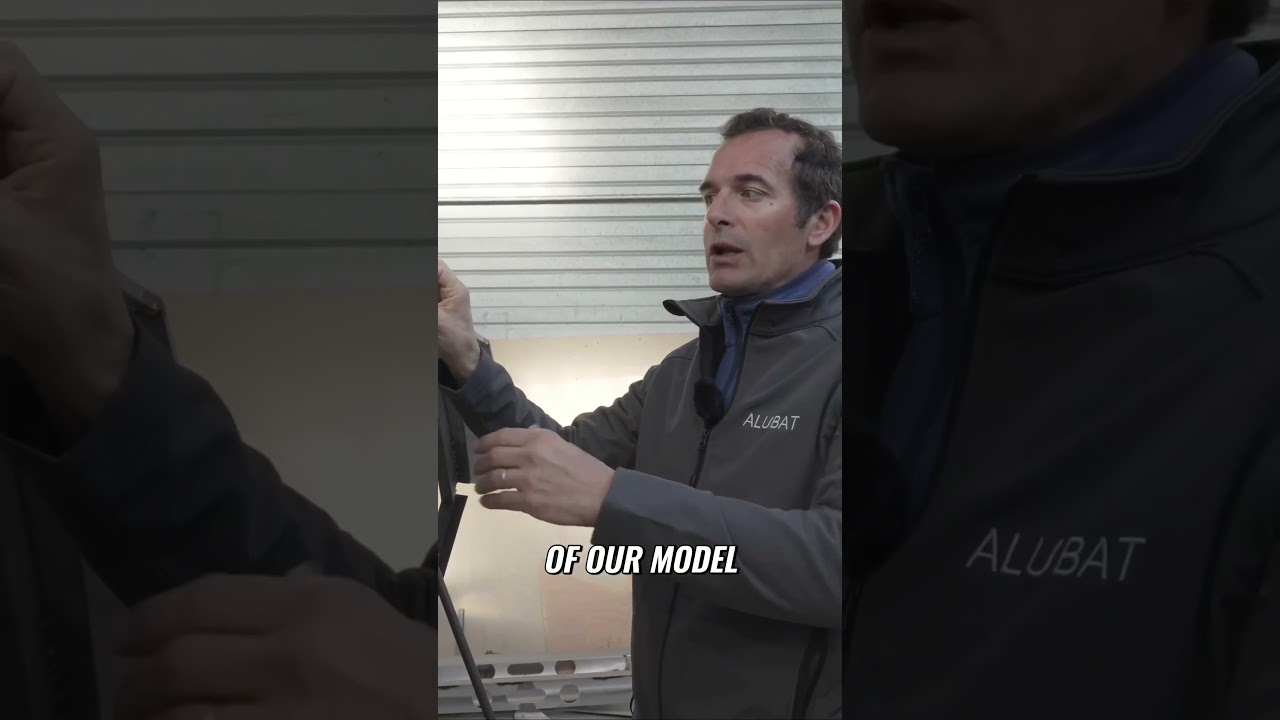 ⁣Building Stronger Boats: Alubat's Aluminum Structural Design Explained #shorts #aluminumsailing