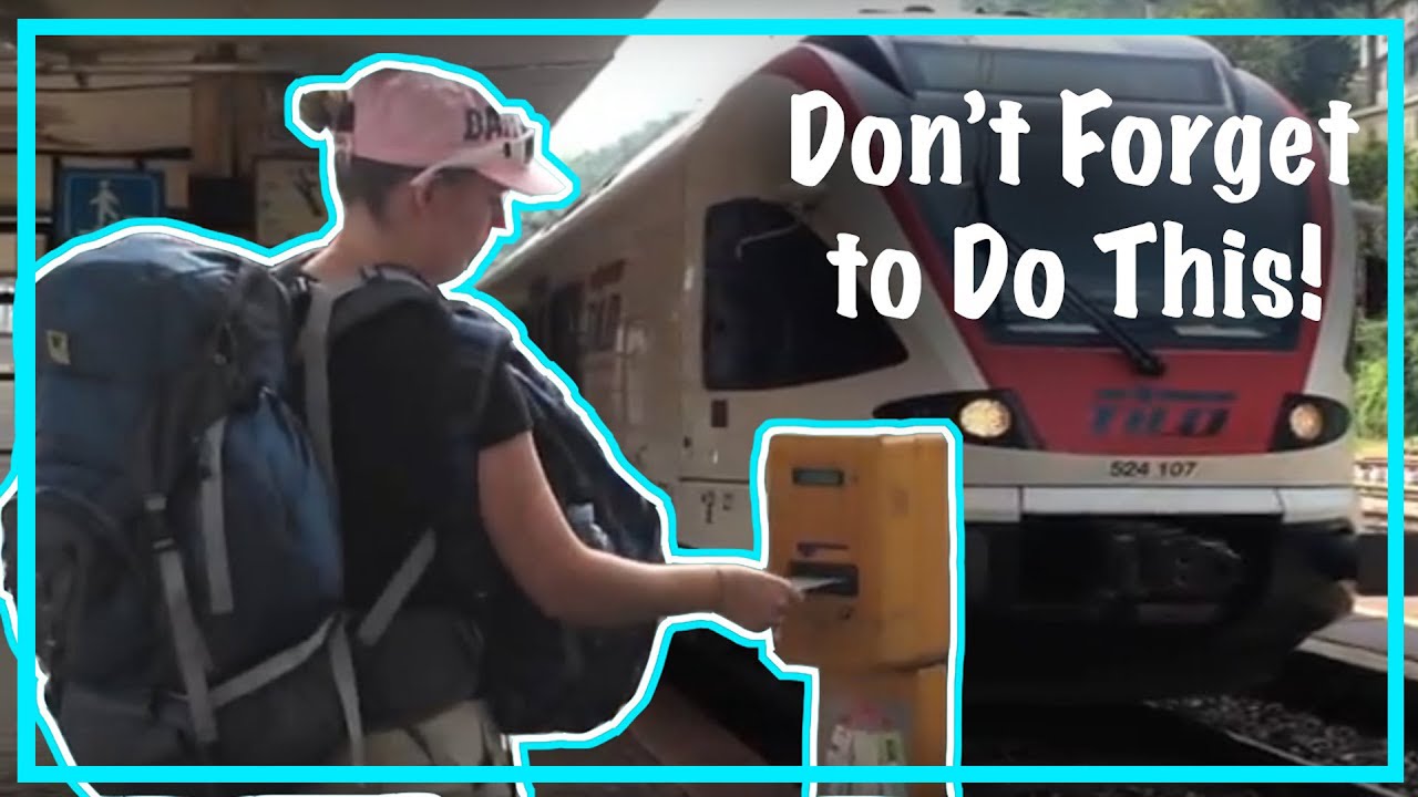 How to behave like a man Validating train tickets in italy