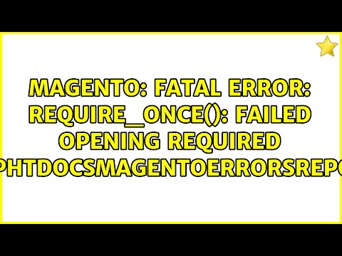 Fatal error: require_once():