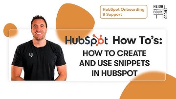 Ultimate Snippet Guide in HubSpot