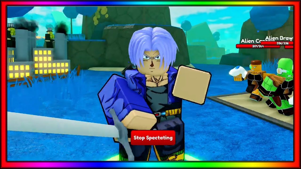 Trunks Showcase in Anime Adventures [Roblox] YouTube