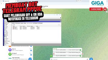 Membuat Bot TELEGRAM PPPoE | Pelanggan Mati & Hidup ada Notifikasi Masuk