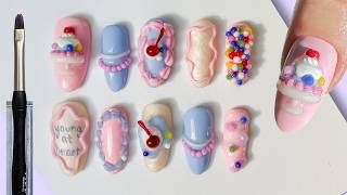 Making Birthday Cake Nails