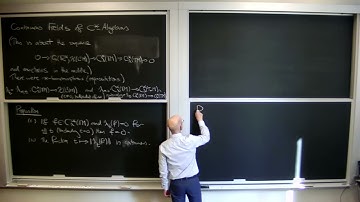 Lecture 13 | Graduate Course on the Tangent Groupoid in Noncommutative Geometry