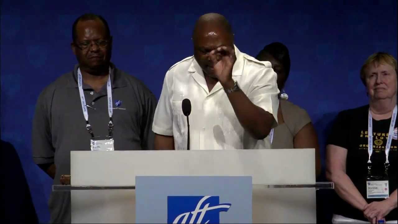 Rev. Dr. Wendell Anthony Fires Up AFT Delegates