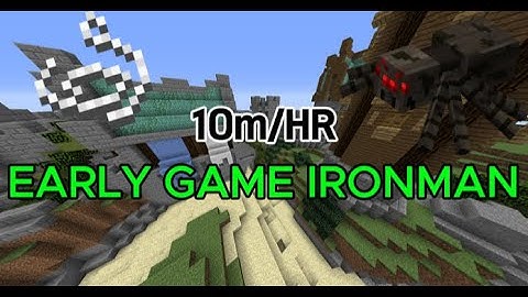 (10M/HR ) EASY EARLY GAME MONEY MAKING METHOD FOR IRONMAN Hypixel Skyblock