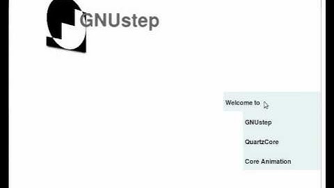 GNUstep QuartzCore: QuartzCoreDemo