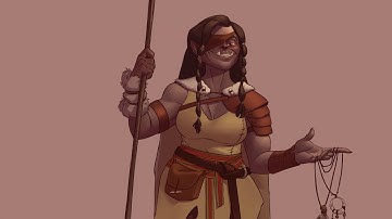 D&D Character Photoshop Time Lapse