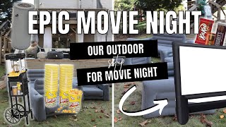 Hosting an Outdoor Movie Night  DIY Outdoor Theatre | At Home With Quita