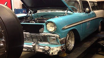 Mrs Chinn 1956 Nomad dyno