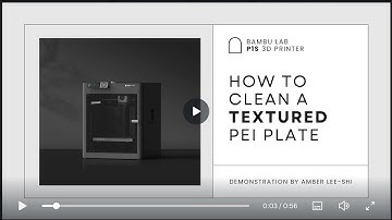 How to Clean Bambu Textured PEI Plate