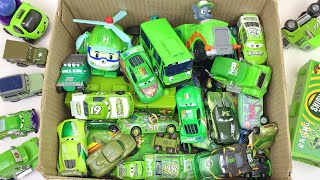 Box full of Cars Toys Green Color Lightning Mcqueen Paw Patrol Hot Wheels Mack Truck