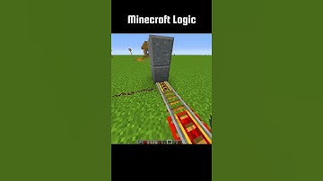 Minecraft Rail Logic #shorts