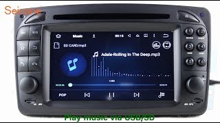 Detailed installation instruction for a 1998-2002 Mercedes Benz A W168 head  unit with DVD Player 1080P Video USB SD TV Tuner