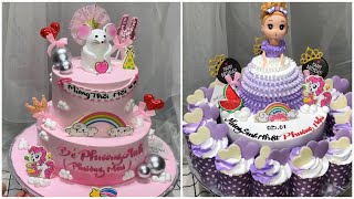 Doll cream cake for babies - Cách làm bánh kem búp bê cho bé - DieuLinh Cake screenshot 1