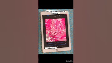 Easy Marble Background in Procreate ✨ #shorts