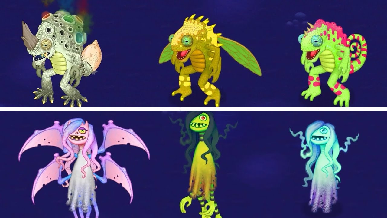 Ethereal Island - All Monsters  (All Sounds & Animations) | My Singing Monsters