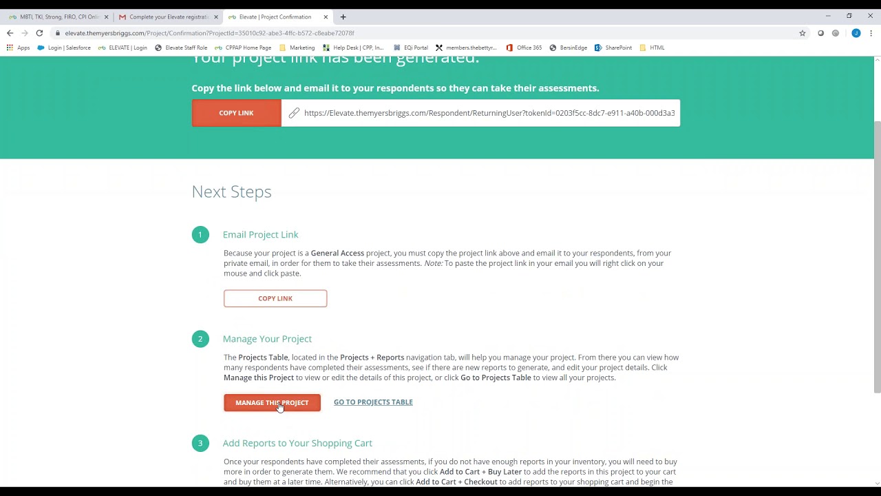 Elevate Project Creation - YouTube