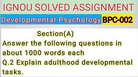 IGNOU SOLVED ASSIGNMENT BPC-002 Q.2