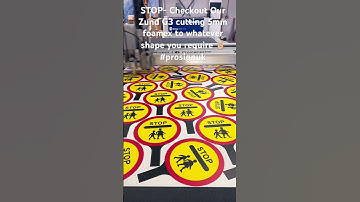 Zund G3 cutting 5mm foamex