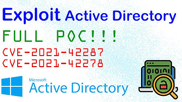 اختراق سيرفر ميكروسوفت بأستخدام الثغرات - Active directory | CVE-2021-42278 | شرح عربي | Server 2012