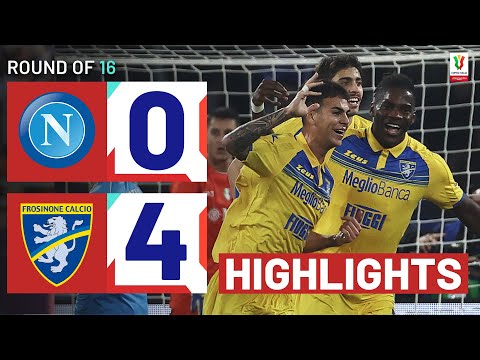 NAPOLI-FROSINONE 0-4 | HIGHLIGHTS | Stunning night in Naples! | Coppa Italia Frecciarossa 2023/24