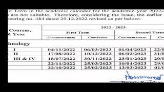academic Calendar 2022-23 Circular 🗓️ #sppu #impvideo