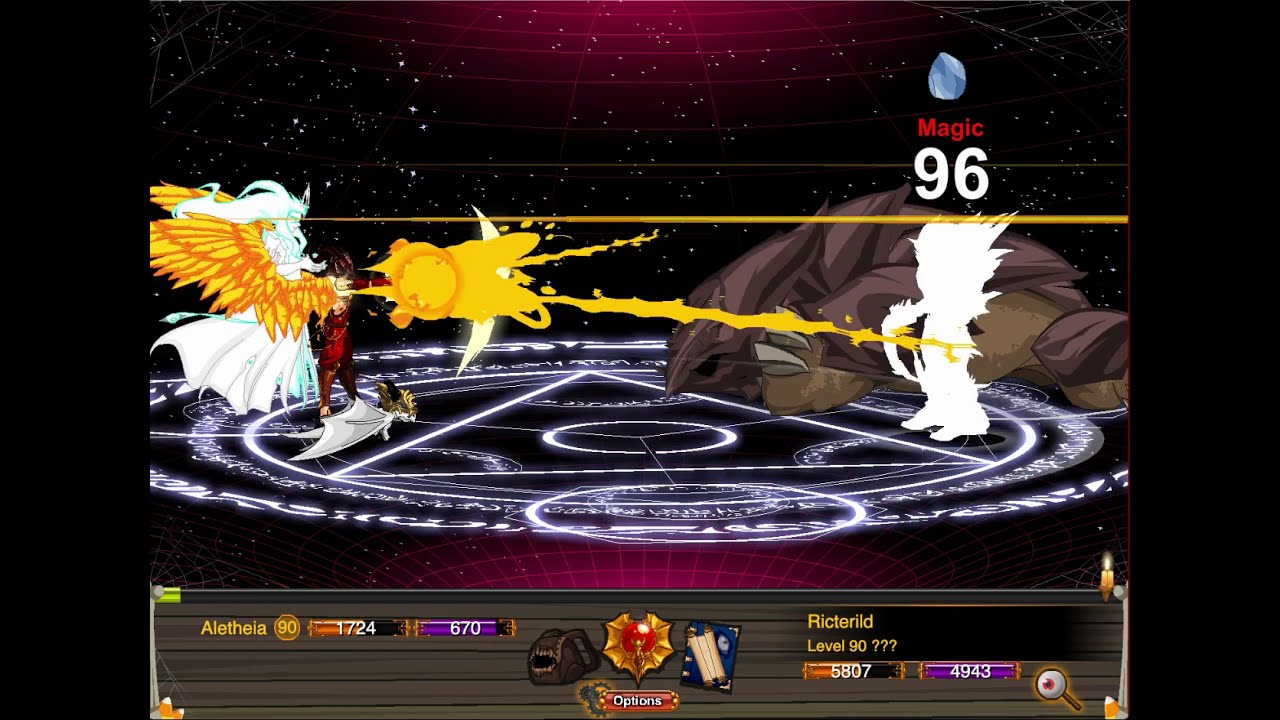DragonFable - Pyromancer vs Crystal and Stone [A bit outdated] - YouTube