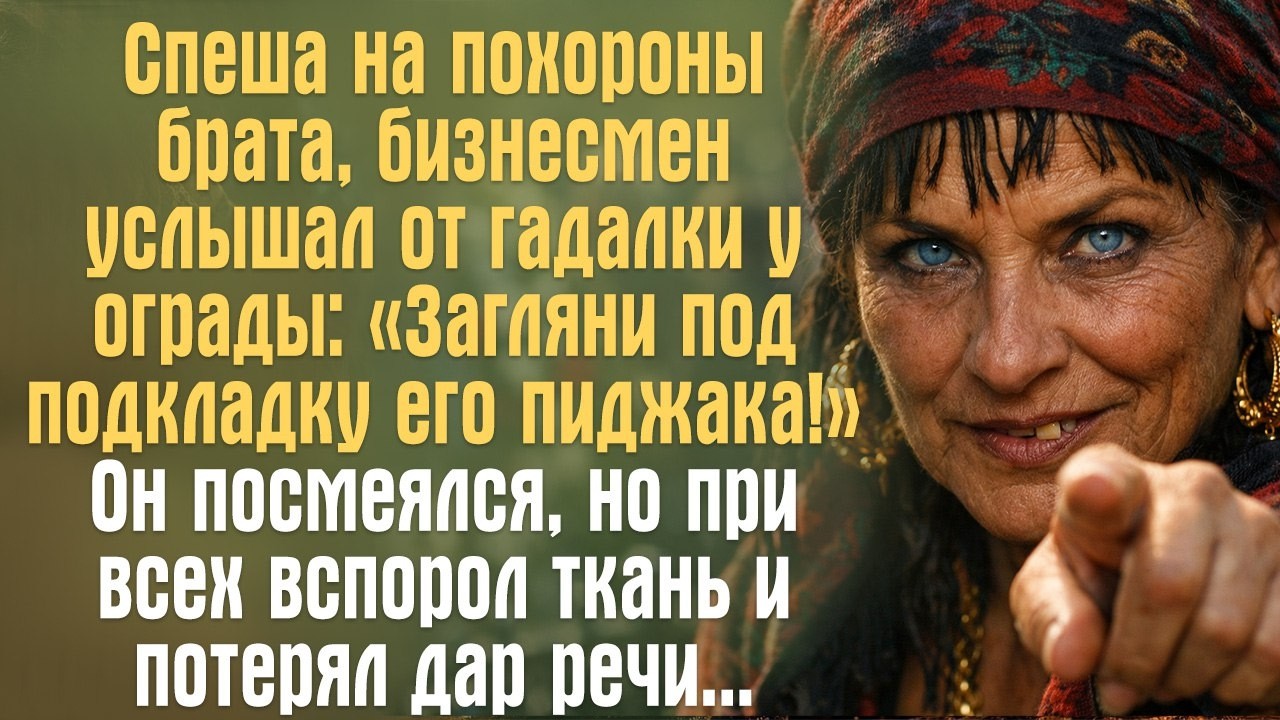 Гадалка шепнула: «Вспори подкладку пиджака покойного». Финал сносит. Читает Андрей. Рассказ