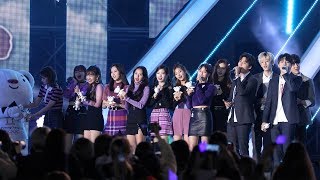 171101 TWICE EXO BTS NCT127 전출연진 엔딩 Butterfly 4K 직캠 [평창올림픽 G-100 콘서트] by 비몽