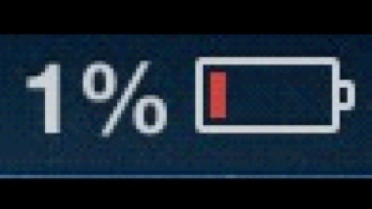 When Your Phone Is At 1%