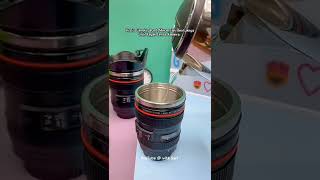 Cangkir Unik Bentuknya Mirip Lensa Camera 📷 #shorts #shopeehaul