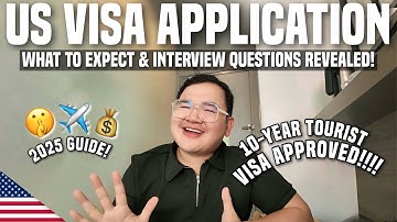 US VISA APPLICATION 2025: 10 YEARS MULTIPLE ENTRY APPROVED! 🇵🇭 (FILIPINO)| Ivan de Guzman