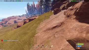 Rust hacker using esp and aimbot.